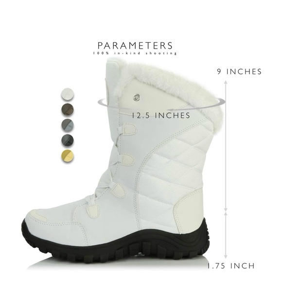 Lace-Up Fur Snow Boots - Picture 6 of 12